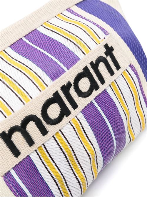 Pouch con logo ISABEL MARANT | PO0001FAA1X17MMUPU